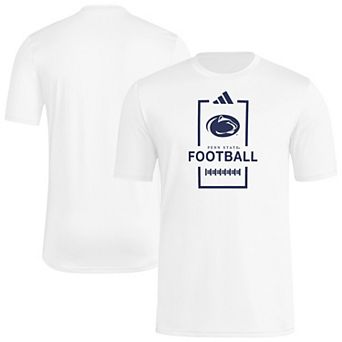 Men's adidas White Penn State Nittany Lions Football Polyester T-Shirt