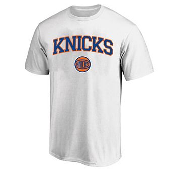 Men's Profile White New York Knicks Big & Tall Arch Over Logo T-Shirt
