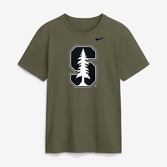 Men's Nike Olive Stanford Cardinal Primetime Logo Dri-FIT T-Shirt