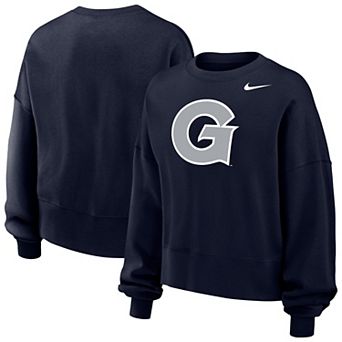 Women's Nike Navy Georgetown Hoyas Phoenix Fleece Pullover Sweatshirt