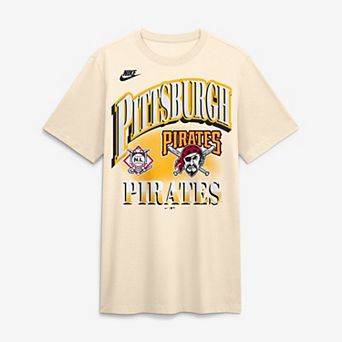 Men's Nike Natural Pittsburgh Pirates Vintage Tri-Blend T-Shirt