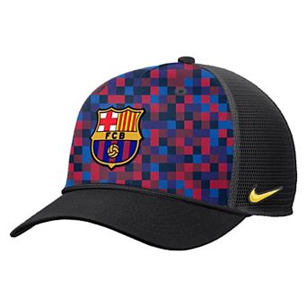Men's Nike Black Barcelona Rise Rope Trucker A-Frame Adjustable Hat