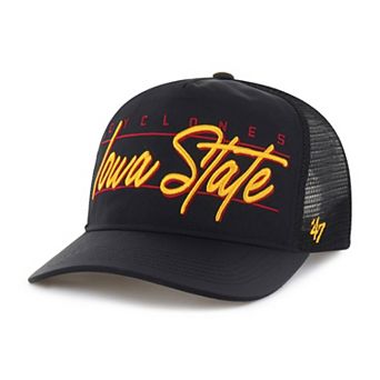 Unisex '47 Black Iowa State Cyclones brrr° Condor Mesh Hitch Adjustable Hat