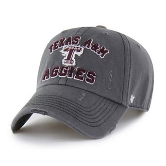 Unisex '47 Charcoal Texas A&M Aggies Well-Worn Seymore Clean Up Adjustable Hat