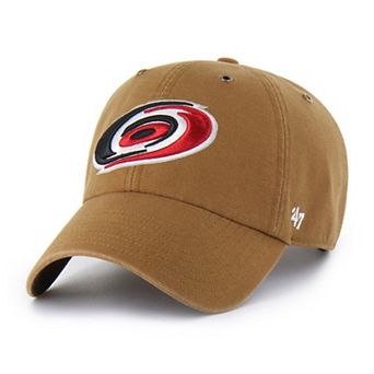Men's Carhartt x '47 Brown Carolina Hurricanes Clean Up Adjustable Hat