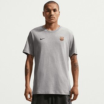 Men's Nike Gray Barcelona Crest Essential T-Shirt