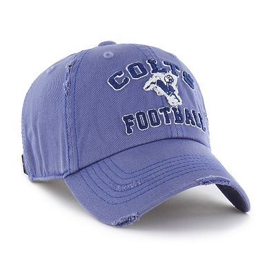 Men's '47 Blue Indianapolis Colts Seymoore Clean Up Adjustable Hat