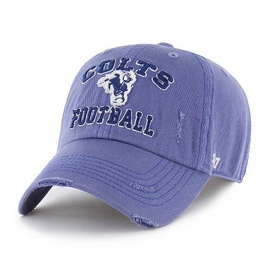Men's '47 Blue Indianapolis Colts Seymoore Clean Up Adjustable Hat