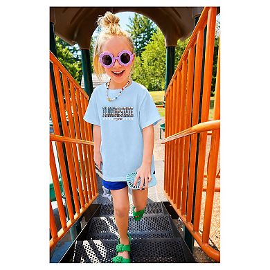 Youth Light Blue Florida State Seminoles Americana Flag T-Shirt
