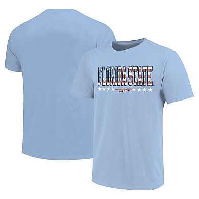 Youth Light Blue Florida State Seminoles Americana Flag T-Shirt
