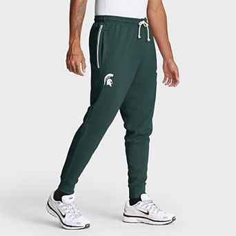 Men's Nike Green Michigan State Spartans Sideline Standard Issue Dri-FIT Taper Pants