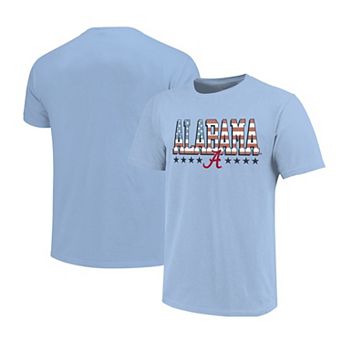 Youth Light Blue Alabama Crimson Tide Americana Flag T-Shirt