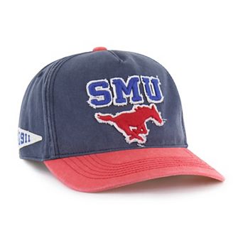 Unisex '47 Navy/Red SMU Mustangs Well-Worn Calderwood Hitch Adjustable Hat
