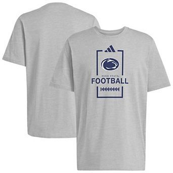 Men's adidas Gray Penn State Nittany Lions Football Cotton T-Shirt