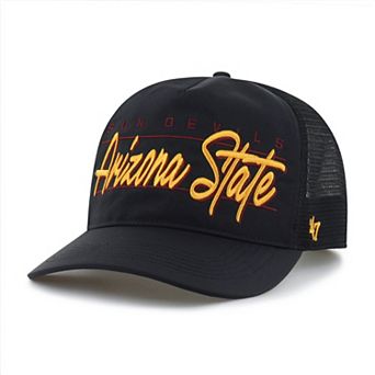 Unisex '47 Black Arizona State Sun Devils brrr° Condor Mesh Hitch Adjustable Hat