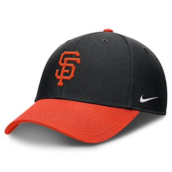 Men's Nike Black/Orange San Francisco Giants Dri-FIT Club Adjustable Hat