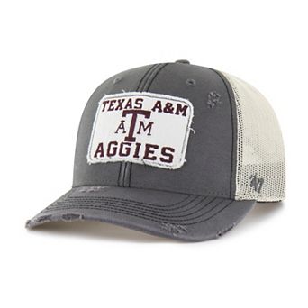 Unisex '47 Charcoal Texas A&M Aggies Egremont Well-Worn Adjustable Trucker Hat