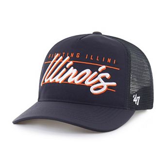 Unisex '47 Navy Illinois Fighting Illini brrr° Condor Mesh Hitch Adjustable Hat