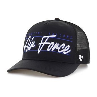 Unisex '47 Black Air Force Falcons brrr° Condor Mesh Hitch Adjustable Hat