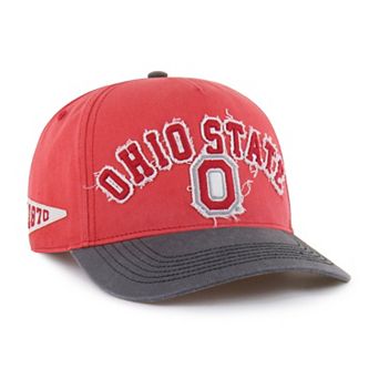 Unisex '47 Red/Black Ohio State Buckeyes Well-Worn Calderwood Hitch Adjustable Hat