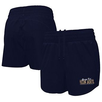 Women's Under Armour Navy Georgia Tech Yellow Jackets Flex Woven Shorts