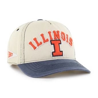 Unisex '47 Tan/Navy Illinois Fighting Illini Well-Worn Calderwood Hitch Adjustable Hat