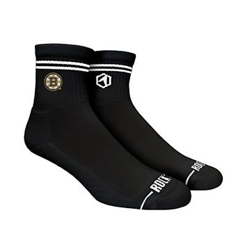 Unisex Rock Em Socks Boston Bruins Casual Stripe Quarter-Length Socks
