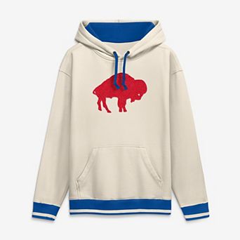 Men's Fanatics Cream Buffalo Bills Chenille Heavyweight Fleece Hoodie