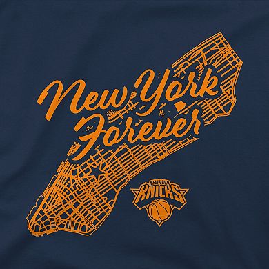 Youth Stadium Essentials Navy New York Knicks T-Shirt