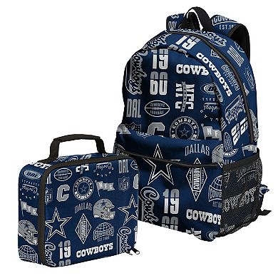 Outerstuff Dallas Cowboys Backpack and Lunchbox Set
