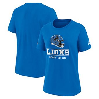 Women's Nike Blue Detroit Lions Sideline Alt Dri-FIT T-Shirt