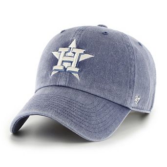 Men's '47 Navy Houston Astros Pigment Clean Up Adjustable Hat