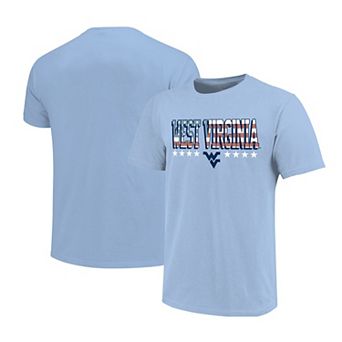 Youth Light Blue West Virginia Mountaineers Americana Flag T-Shirt
