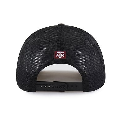 Unisex '47 Black Texas A&M Aggies brrr° Condor Mesh Hitch Adjustable Hat