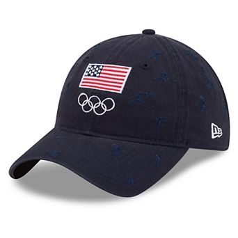 Men's New Era Navy Team USA Pictogram 9TWENTY Adjustable Hat