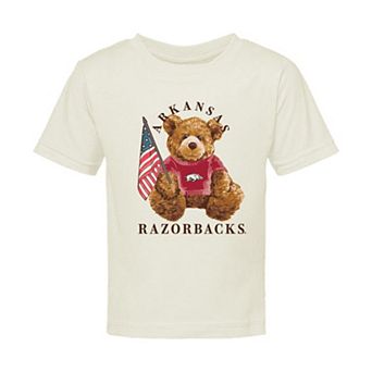 Infant Cream Arkansas Razorbacks All-American Teddi T-Shirt