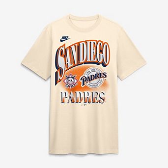 Men's Nike Natural San Diego Padres Vintage Tri-Blend T-Shirt