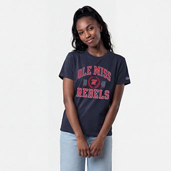 Women's Champion Navy Ole Miss Rebels Lifestyle T-Shirt
