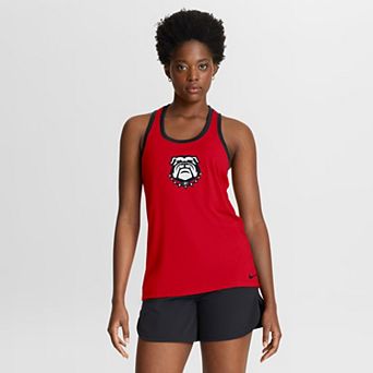 Women's Nike Red Georgia Bulldogs Racerback Tank Top