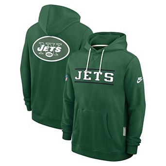 Men's Nike Green New York Jets Standard Issue Replay Officials Alternate Dri-FIT Hoodie