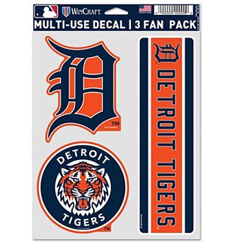 WinCraft Detroit Tigers Alternate Jersey Three-Piece Fan Decal Set