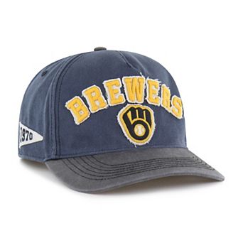 Men's '47 Navy Milwaukee Brewers Calderwood Hitch Adjustable Hat