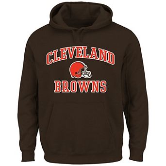 Men's Fanatics Brown Cleveland Browns Big & Tall Heart & Soul Hoodie