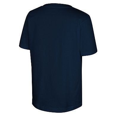 Youth Stadium Essentials Navy New York Knicks Sky High T-Shirt