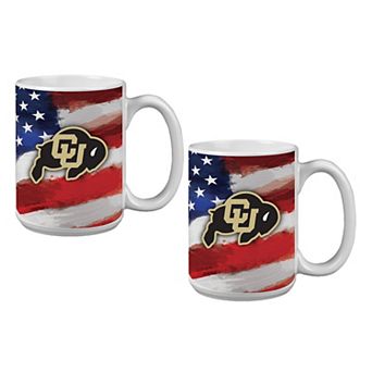 Colorado Buffaloes Two-Pack 15oz. Americana Mug Set