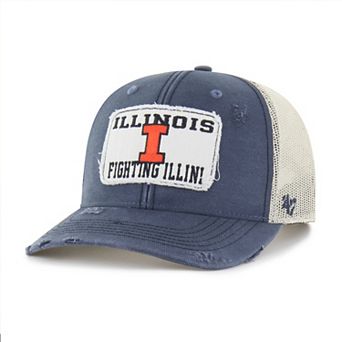 Unisex '47 Navy Illinois Fighting Illini Egremont Well-Worn Adjustable Trucker Hat