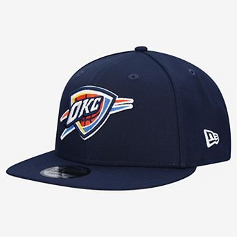 Men's New Era Blue Oklahoma City Thunder Team 9FIFTY Snapback Hat