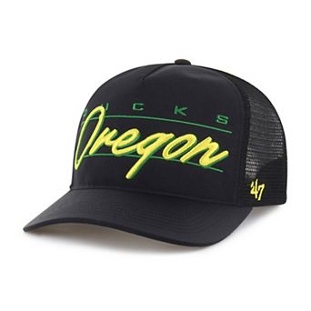 Unisex '47 Black Oregon Ducks brrr° Condor Mesh Hitch Adjustable Hat