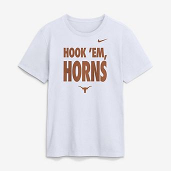 Men's Nike White Texas Longhorns 2026 Sideline Dri-FIT Slogan T-Shirt