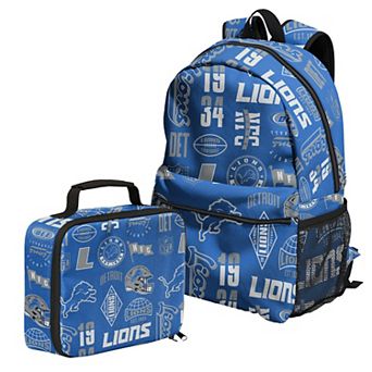 Outerstuff Detroit Lions Backpack and Lunchbox Set